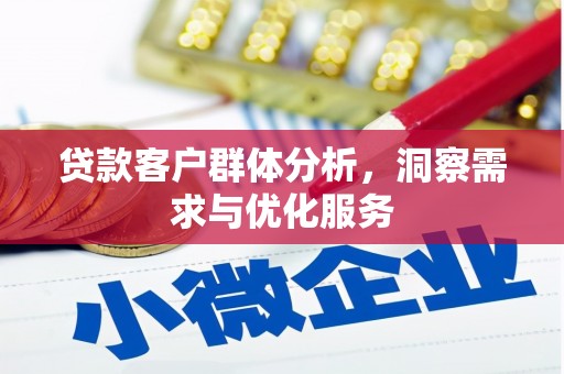 沈河贷款客户群体分析，洞察需求与优化服务