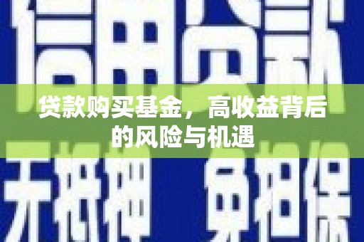 沈河贷款购买基金，高收益背后的风险与机遇